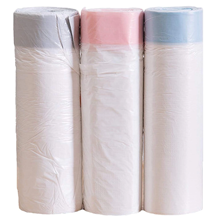 Bolsas Compostable Disposable PLA Wholesale Environmentally Eco Friendly Drawstring Trash Bags Biodegradable Trash Bags