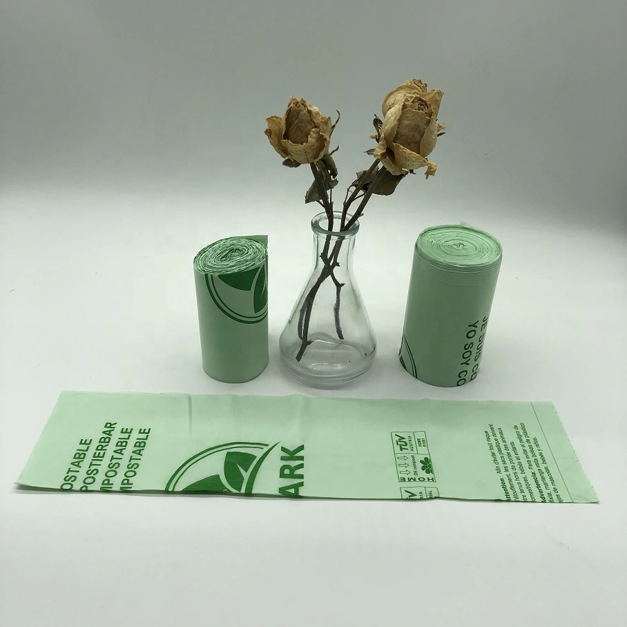 2020 Hot Sale 100% Biodegradable Garbage Bags PLA PBAT Compostable Trash Bags