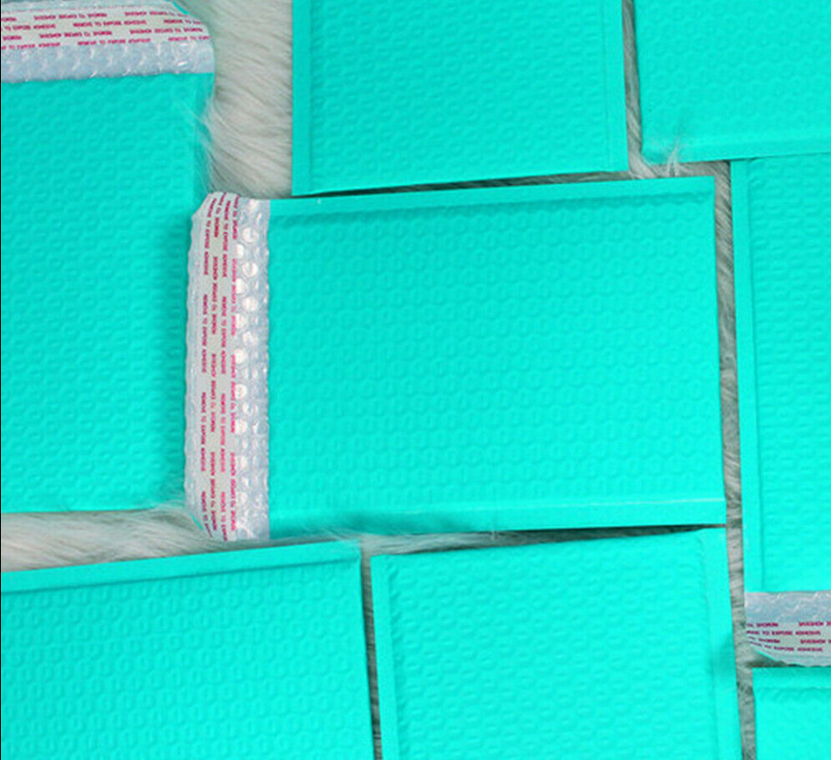 100% Eco-friendly Bubble Mailers Biodegradable Padded Envelope Compostable Self-Sealing Shipping Bags