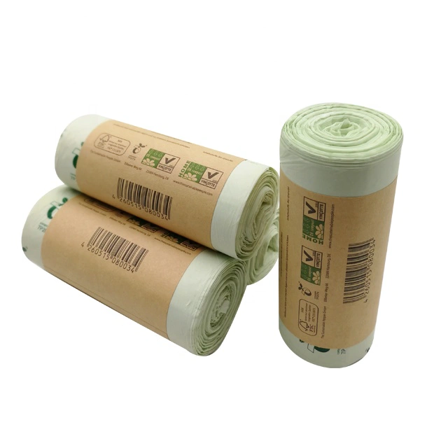 Compostable Plastic Garbage Bags 100% Biodegradable PLA Trash Bag